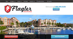 Desktop Screenshot of flaglerinsurance.com